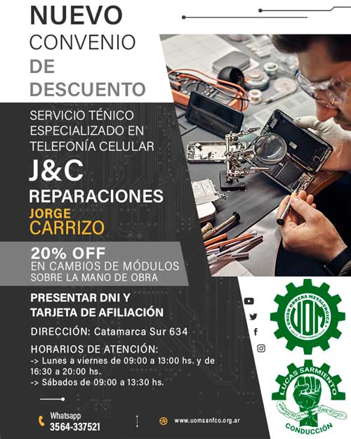 J&C REPARACIONES – Jorge Carrizo