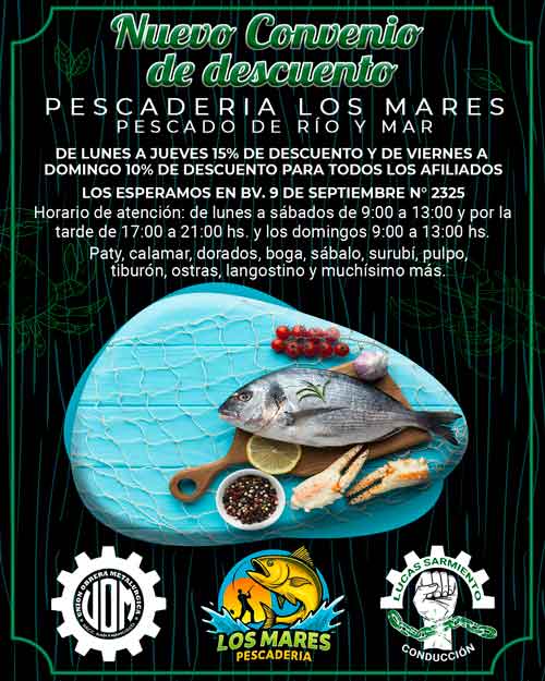PESCADERÍA LOS MARES – “Pescados de Río y Mar”