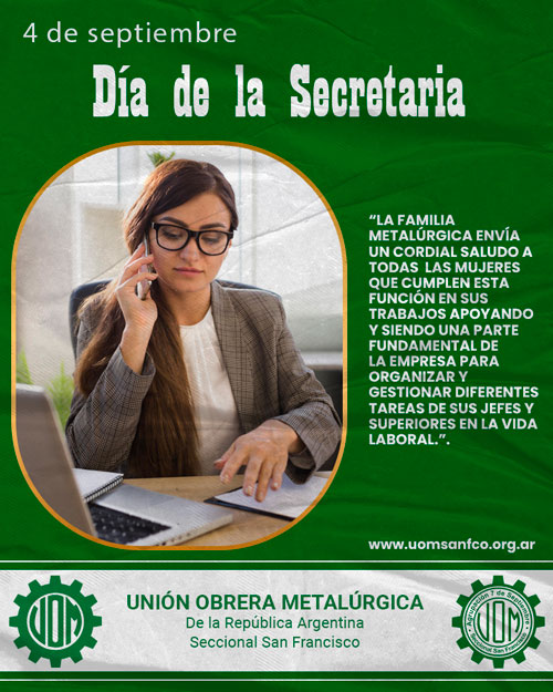 💼 4 de Septiembre – Día de la Secretaria 💼