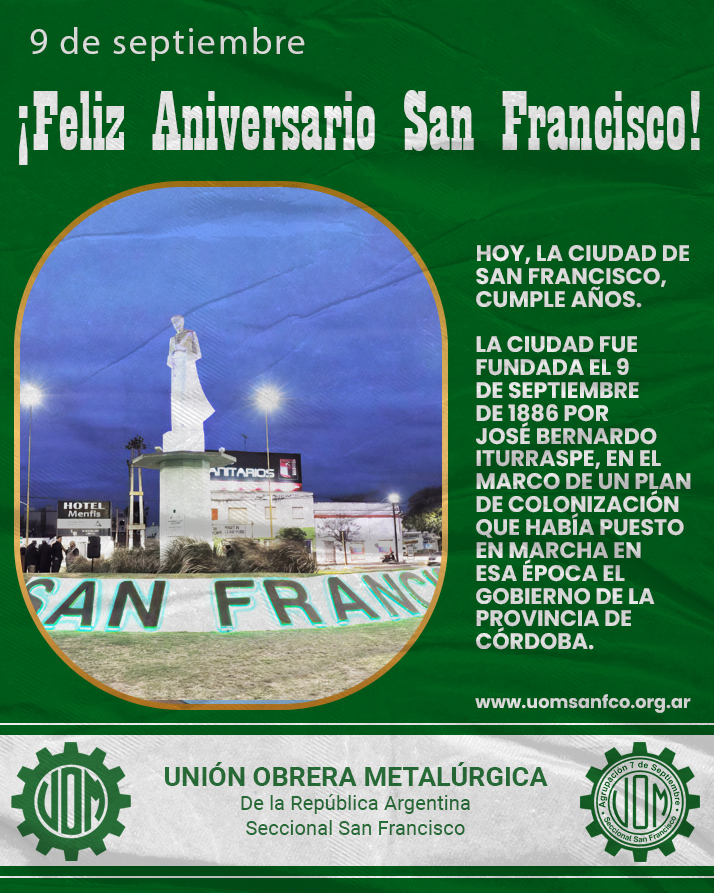 🏛️ 9 de Septiembre – Aniversario de la Ciudad de San Francisco 🏛️