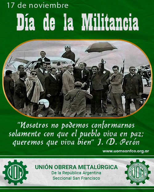 ✌️ 17 de Noviembre – Día del Militante Peronista ✌️