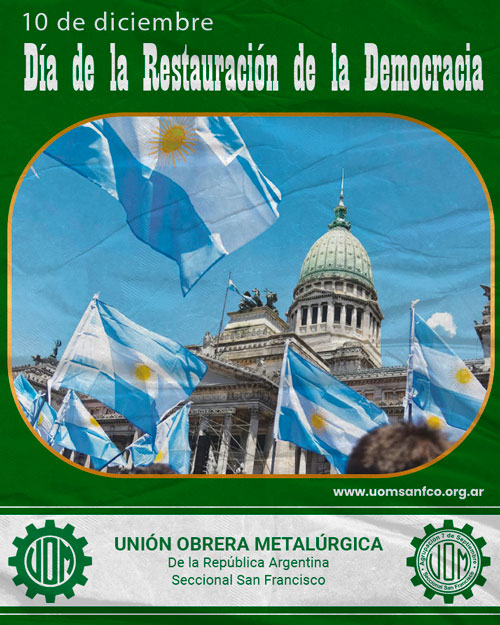 🗳️ 10 de Diciembre – Día de la Restauración de la Democracia 🗳️
