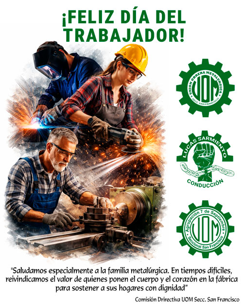 ¡Feliz Día del Trabajador!