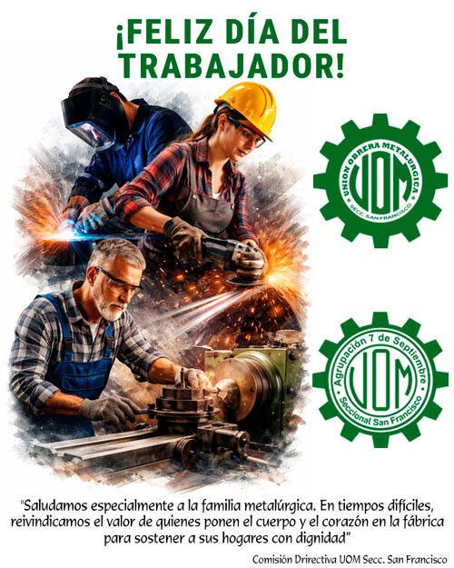 ¡Feliz Día del Trabajador!